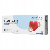 Activlab Pharma Omega 3 1000 mg, EPA, DHA, serce, 60 kaps. softgel Activlab Pharma
