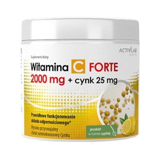Activlab Pharma Witamina C 2000 mg + Cynk 25 mg Forte, suplement diety, 500 g - REGIS