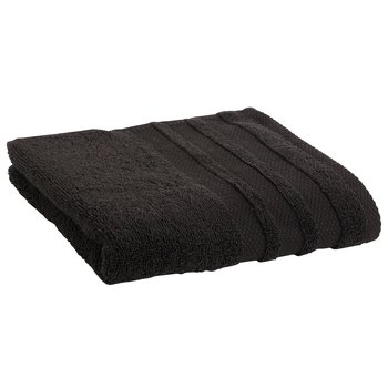 Actuel Ręcznik kąpielowy 50x100cm 500g/m2 Bawełna Czarny - Auchan