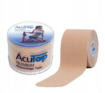 Acutop Premium Kinesiology Tape - Beżowy + Pudełko - AcuTop