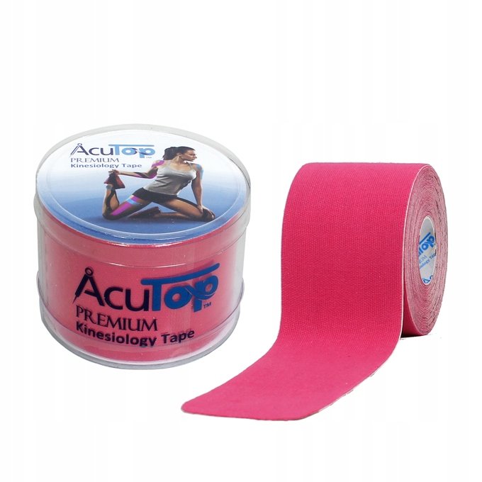 Zdjęcia - Bandaż / gorset Acutop Premium Kinesiology Tape - Pink + Pudełko