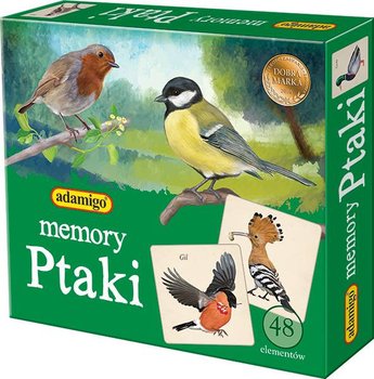 Adamigo, gra rodzinna Memory ptaki - Adamigo