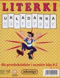 Adamigo, układanka Literki