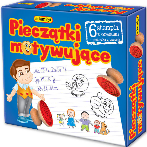 Adamigo, zestaw kreatywny Pieczątki motywujące