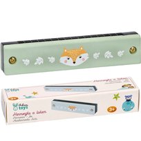 AdamToys dziecięca harmonijka z liskiem zielona Inny producent