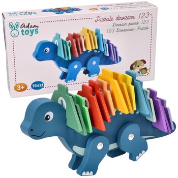 AdamToys dziecięcy dinozaur z cyferkowymi do nauki liczenia - AdamToys