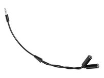 Adapter 1x wtyk Jack 3.5 4pol. 2x gniazdo Jack 3.5 stereo KOM0906 Cabletech