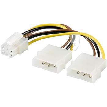 Adapter 2 x MOLEX - PCI-E 6 pin AKYGA AK-CA-13 - Akyga