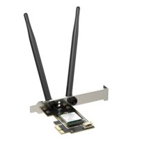 Adapter 2W1 Karta Sieciowa Wifi 6 AX900 + Bluetooth 5.4 EDUP PCI-E x1 + Anteny EP-9617ES Edup