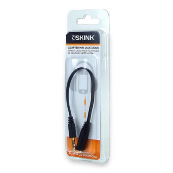 Adapter 3.5 mm miniJack OMTP - CTIA SKINK SAA1W, 0.12 m - SKINK