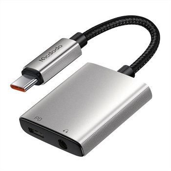 Adapter audio 2w1 USB-C do USB-C + DC 3.5 mm Mcdodo CA-5050 - Mcdodo