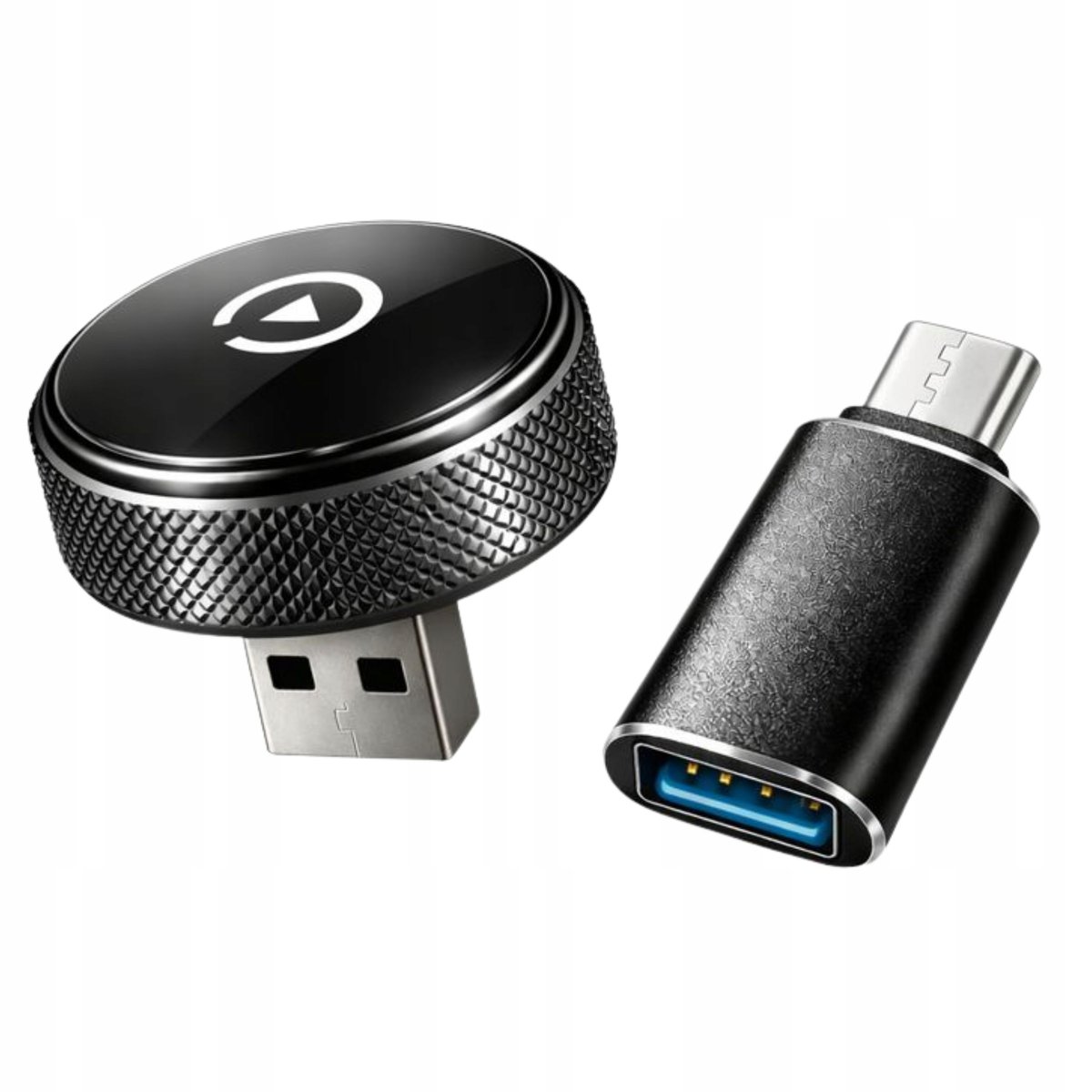 Adapter Bezprzewodowy CarPlay Android Auto Plug&Play USB iOS Android