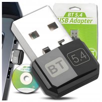 Adapter Bluetooth 5.4 Usb Do Komputera Telewizora Nadajnik Odbiornik Karta