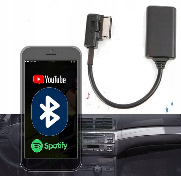 Adattatore Bluetooth Airdual-100 Per Audi MMI 3G (2010-2019) E VW RNS 510 – Streaming Musicale Con Qualcomm CSR8675 E AptX - 2