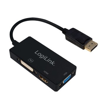 Adapter Display Port - DVI/HDMI/VGA LOGILINK - LogiLink