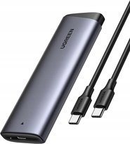 Adapter Dysku Twardego NVME M.2/NVME SSD PCIe M-Key/M+B Key USB-C 3.2