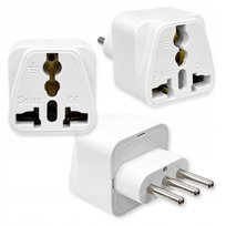 Adapter Europa Włochy Przejściówka Sieciowa Gniazda Włoskie Wtyczka EU 240V Inna marka