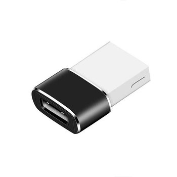 ADAPTER HOST OTG USB DO TYP-C CZARNY USB-C - Zamiennik/inny