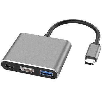 Adapter Hub 3w1 USB-C do HDMI 4K USB 3.0 MacBook (Space Gray) - MFC
