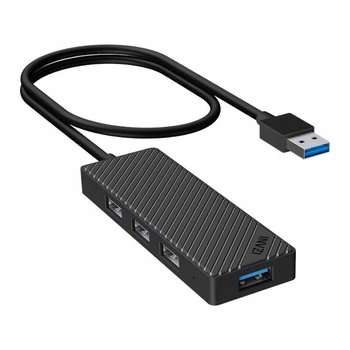 Adapter Hub 4 w 1, INVZI, MH04, 4x USB 3.0 (czarny) - Inny producent