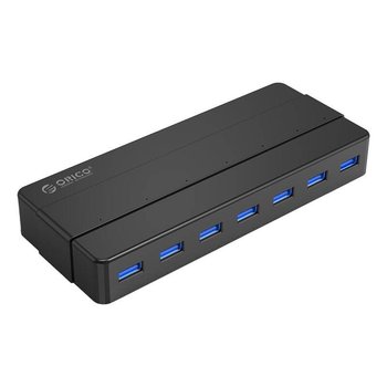 " Adapter Hub Orico 7xUSB 3.0 (czarny)" - Orico