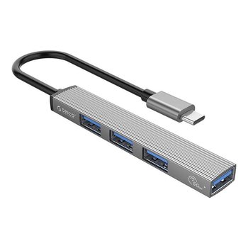 Adapter Hub Orico USB do USB 3.0 + 3x USB 2.0 (szary) - Orico