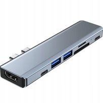 Adapter Hub Usb-A/Usb-C/Hdmi/Sd/Tf Tech-Protect TECH-PROTECT