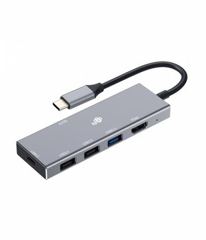 Adapter HUB USB C 7w1 - HDMI, USBx3, PD, SD/TF - Inny producent