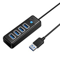 Adapter Hub USB do 4x USB 3.0 Orico, 5 Gbps, 0.15m (czarny) Orico