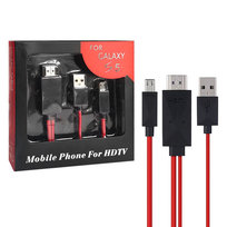 ADAPTER KABEL MHL MICRO USB DO HDMI TV PRZEJŚCIÓWKA FullHD