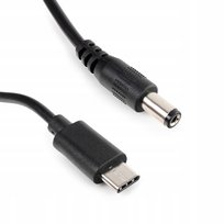 Adapter kabel USB-C do ładowania DC 2,5/5,5mm 1m Spacetronik