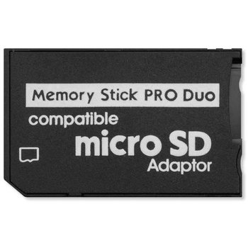Adapter karty pamięci OCIODUAL Micro SD 64 GB na Memory Stick PRO MS, czarny - kompatybilny z PSP 1000-2000-3000 - OCIODUAL