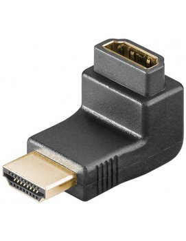 Adapter kątowy HDMI™, pozłacany - Połączenie typu Gniazdo HDMI™ (typ A) - GOOBAY