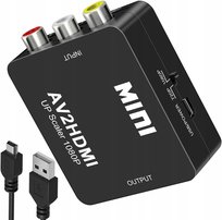 ADAPTER KONWERTER AV RCA CVBS CINCH DO HDMI 1080p Koanni KOANNI