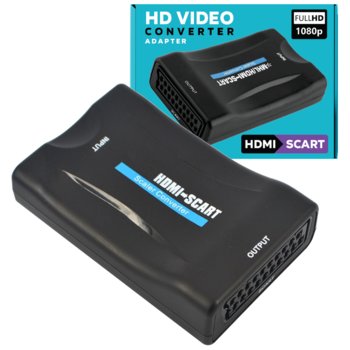 Adapter Konwerter Hdmi Na Do Av Euro Scart - brak  danych