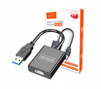 ADAPTER KONWERTER PRZEJŚCIÓWKA USB 3.0 DO HDMI FULL HD KARTA GRAFICZNA Zenwire