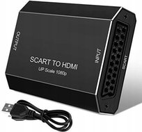 Adapter Konwerter Scart Euro do HDMI HD MHL New