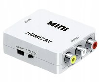 Adapter konwerter sygnału HDMI do AV Audio RCA Sh.