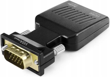 Adapter Konwerter VGA D-Sub do HDMI + Audio Dzwięk - Anytech.pl