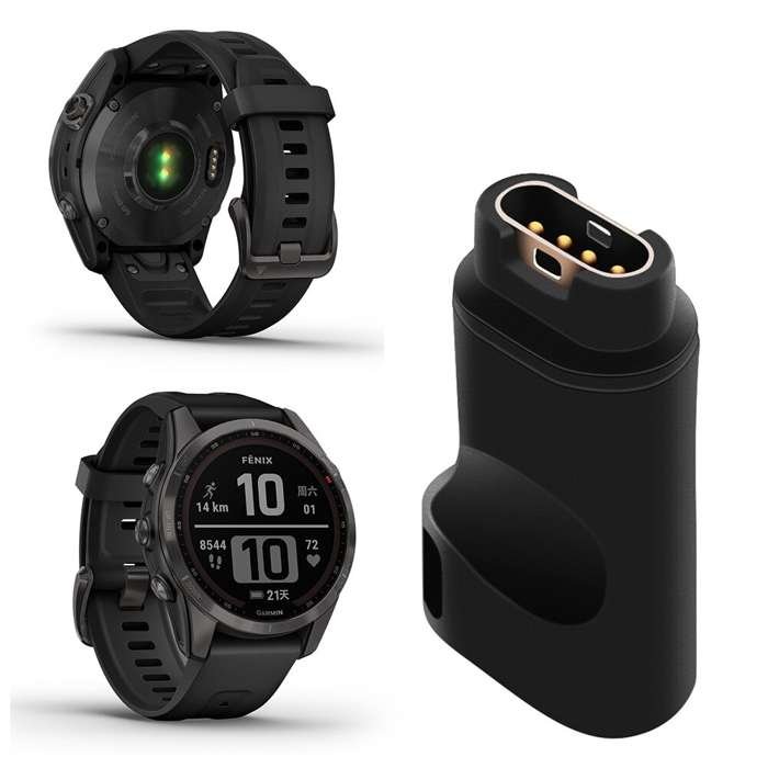 Disscool Tappo Antipolvere Per Garmin Venu 2, Venu 2S, Fenix 5/6, Instinct - Protezione Porta Di Ricarica - Morbido E Facile Da Montare