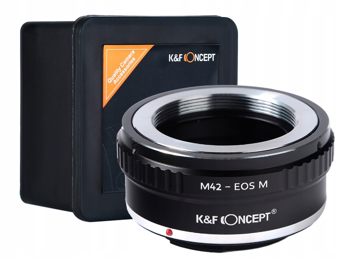 Фото - Конвертер K&F CONCEPT ADAPTER M42 - Canon EOSM EOS M EF-M JAKOŚĆ K&F 