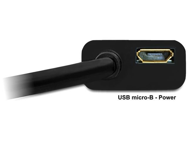 Фото - Кабель Delock Adapter MHL- HDMI/micro USB , 15 cm 