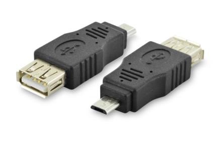 Adapter microUSB-B - USB-A ASSMANN AK-300507-000-S Adapter microUSB-B - USB-A ASSMANN AK-300507-000-S