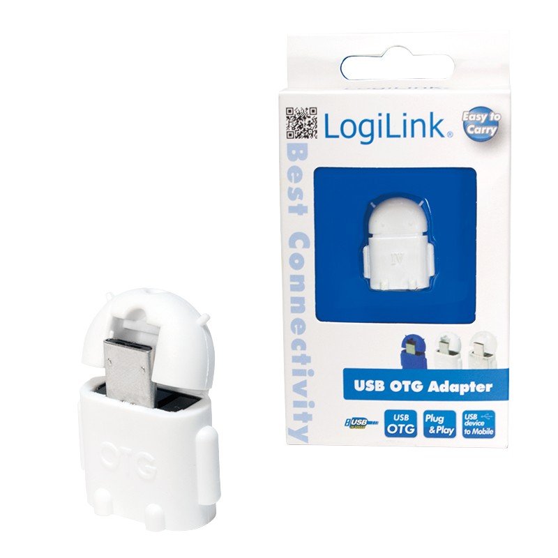 Adapter microUSB-B - USB-A/C OTG LOGILINK AA0063