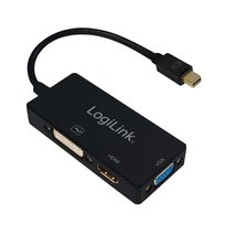 Adapter mini Display Port - HDMI/DVI/VGA LOGILINK