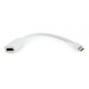 ADAPTER MINI DISPLAYPORT(AM) - HDMI(AF) GEMBIRD A-MDPM-HDMIF-02-W (BIAŁY) - Gembird