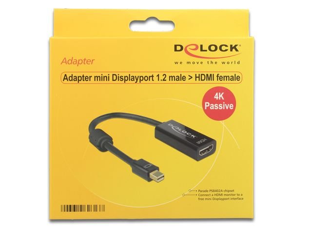 Adapter mini DisplayPort - HDMI DELOCK