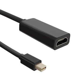 Adapter Mini DisplayPort - HDMI QOLTEC, 0.2 m - Qoltec