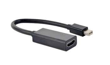 Adapter mini DisplayPort męski do HDMI żeński 4K 15 cm Gembird (czarny) - Gembird
