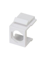 Adapter mocowania typu keystone pod złącze F, kolor biały Alantec